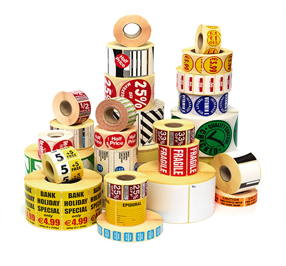 product presentation in different material types