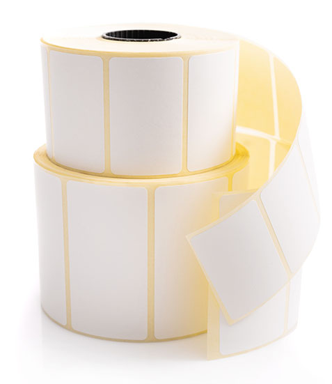 label production process, printing and cutting stages